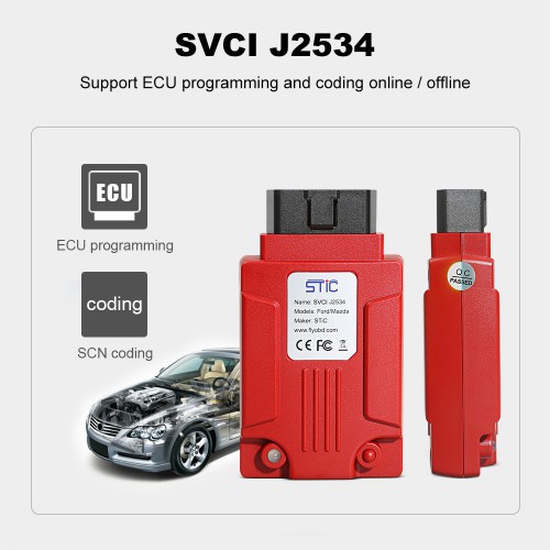 V120 SVCI J2534 Diagnostic Tool for VCM for Mazda better than VCM II/VCM2