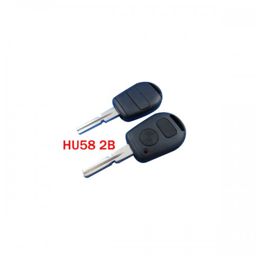 Transponder Key Shell 2 Button 4 Track for BMW 5 pcs/lot