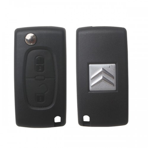 Remote Key 2 Button 433MHZ HU83( with groove) for Citroen