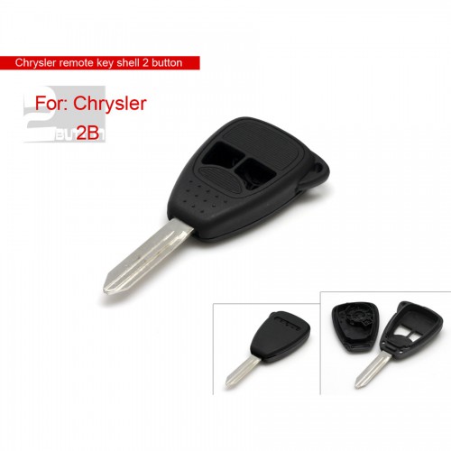 Remote key shell 2 button small for Chrysler 5pcs/lot