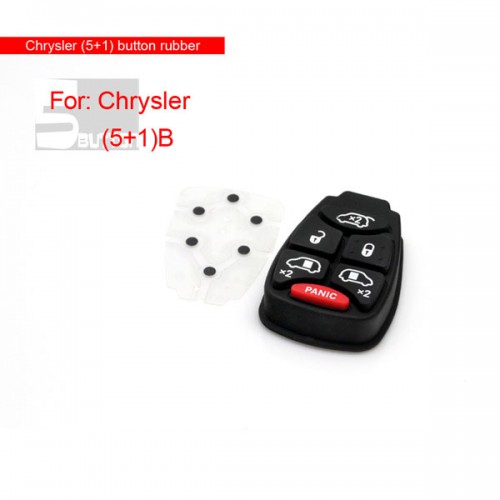 (5+1) button rubber for Chrysler 5pcs