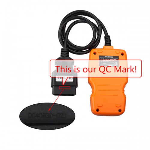 New Arrival OM123 OBD2 EOBD CAN Hand-held Engine Code Reader(Orange Color)