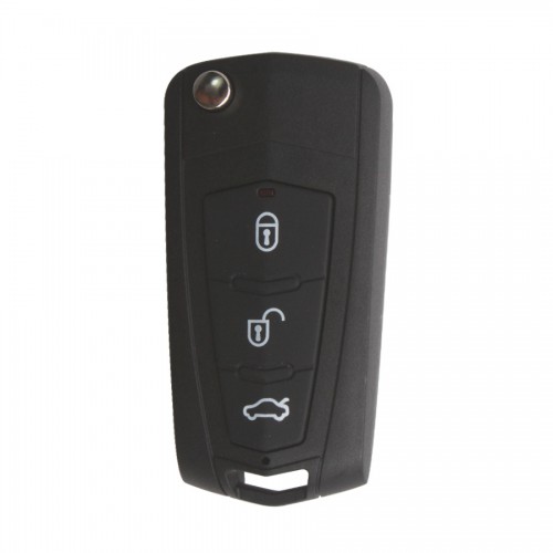 Modified Remote Key Shell 3 Button (With Battery Metal ) For KIA Carens 5pcs/lot