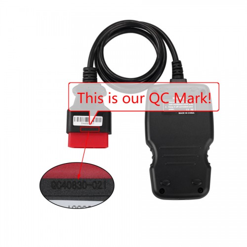 OM123 OBD2 EOBD CAN Hand-held Engine Code Reader ( black Color )