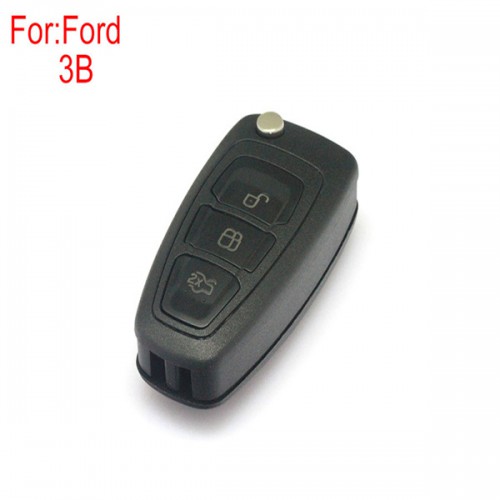 Ford Focus Folding Remote Shell 3 Buttons HU101 Blade (Black Color ) 5pcs/lot