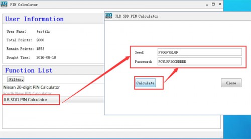 JLR SDD Coded Access Password with 100 Times Online Activation