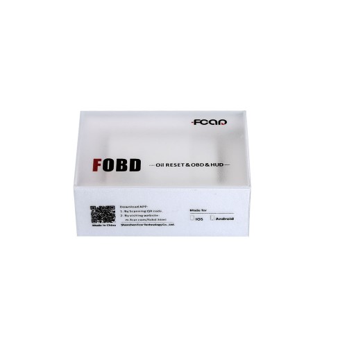 Fcar FOBD OBD2 Adapter Plug and Play Diagnostic & Service Reset Tool for Android & IOS Phone