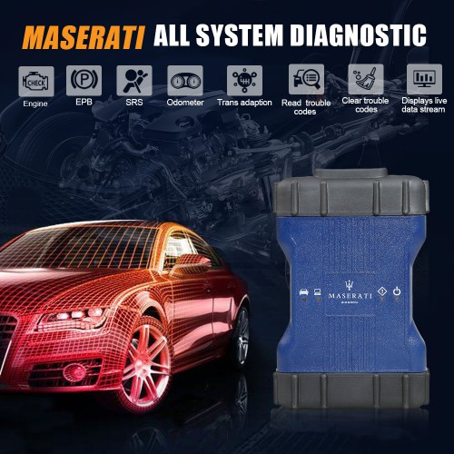 Maserati Detector Diagnosis with Maintenance Data Can Match Second-hand CF19 Computer