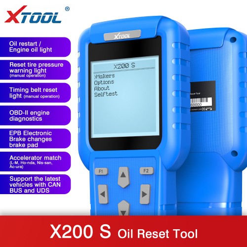 XTOOL X-200 X200 Oil Reset Engine Oil Light Reset Master