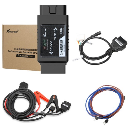 Xhorse Toyota 8A Non-smart Key Adapter for All Key Lost No Disassembly Work with VVDI2 VVDI Key Tool Max plus MINI OBD Tool