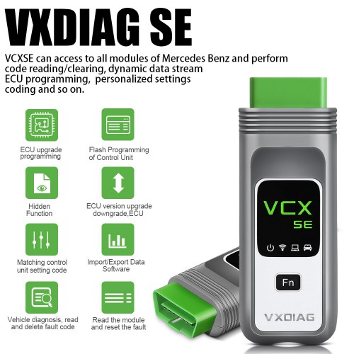 Wifi VXDIAG VCX SE BENZ Diagnostic Programming Tool with 2022.06 HDD Supports Almost all Mercedes Benz Cars from 2005 to 2021