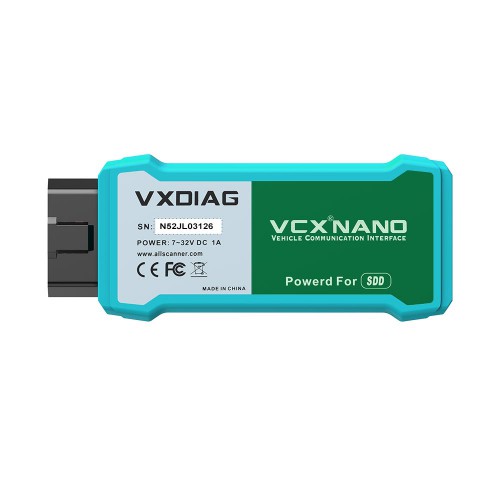 VXDIAG VCX NANO for Land Rover and Jaguar Software V160 日本語とWIFI対応