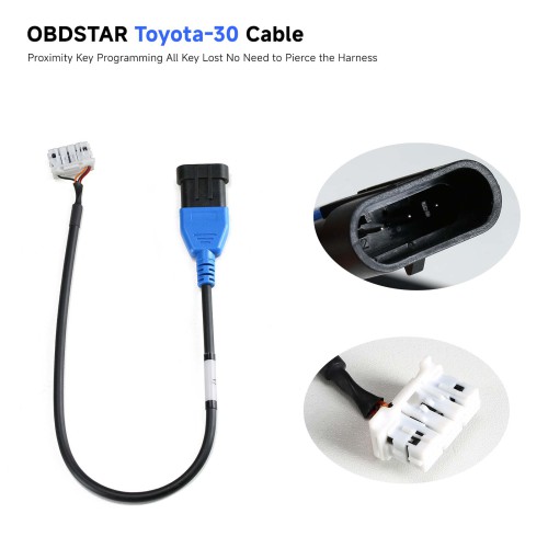 OBDSTAR Toyota-30 Cable Proximity Key Programming All Key Lost No Need to Pierce the Cable