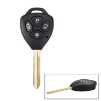 Remote key shell 4 button for Toyota(with sticker with sliding door) 5pcs/lot