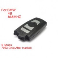 Remote key 4buttons 868mhz 7953chip black side for BMW CAS4 F platform 5series