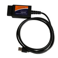ELM327 V1.5 Scanner Software USB Plastic with FT232RL Chip