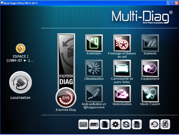  2013-II Multi-Di@g Access J2534 Pass-Thru OBD2 Device 2