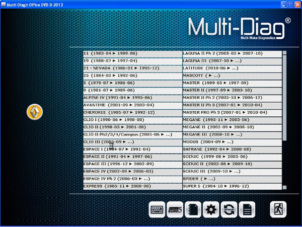  2013-II Multi-Di@g Access J2534 Pass-Thru OBD2 Device 4