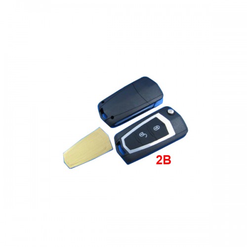 Modified Remote Flip Key Shell 2 Button for Hyundai Elantra HDC 10pcs/lot