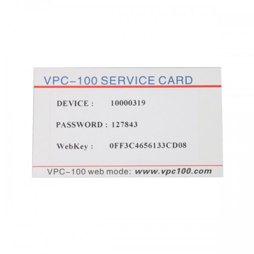 VPC-100 Hand-Held Vehicle PinCode Calculator /VPC100ピンコード計算機/200+300 tokens