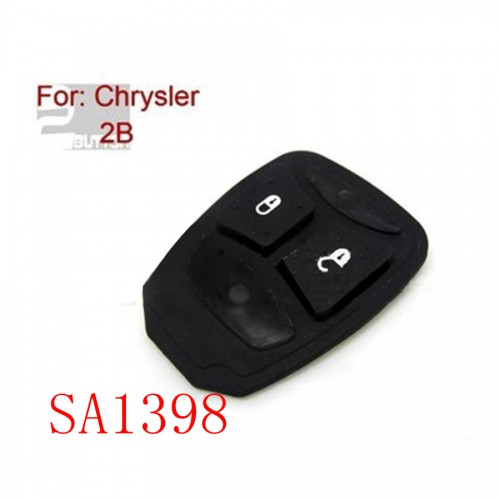 2 button rubber for Chrysler 5pcs