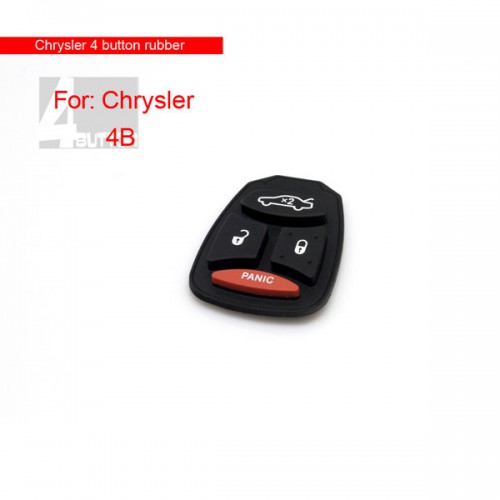 4 button rubber for Chrysler 10pcs/lot
