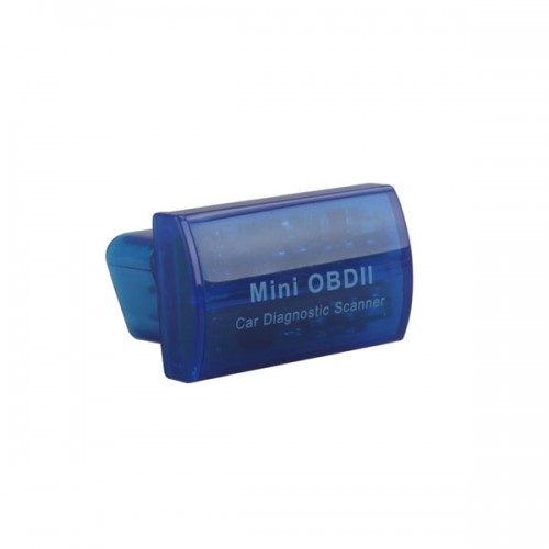 Mini OBDII Car Diagnostic Scanner for Android and Windows (Blue/Black/White)