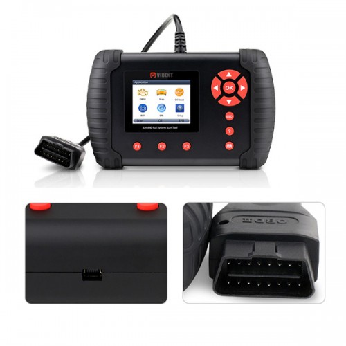 VIDENT iLink440 Four System Scan Tool Supports Engine ABS Air Bag SRS EPB Reset Battery Configuration「日本語対応」