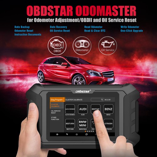 OBDSTAR Odo Master X300M+ 走行距離計の調整/ OBDII /オイルサービスリセット専用 ホンダを新しく追加