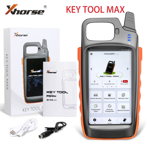 Xhorse VVDI Key Tool Max Remote and Chip Generator Key Programmer Support Bluetooth and Wifi
