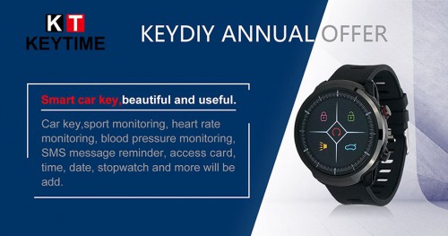 KEYDIY KD Smart Watch KD-SW02 for KD-X2 Key Generate as Smart Key Fob Waterproof /防水液晶KD-SW02スマートウォッチ