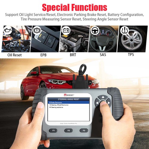 Vident iAuto708 Lite Professional Four System Scan Tool OBDII Scanner Car Diagnostic Tool日本語対応