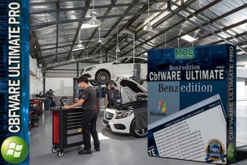 CBFWare Ultimate Pro for all Mercedes Benz Workshop「ソフトウェアオンラインアクティブ、実際的発送しない」