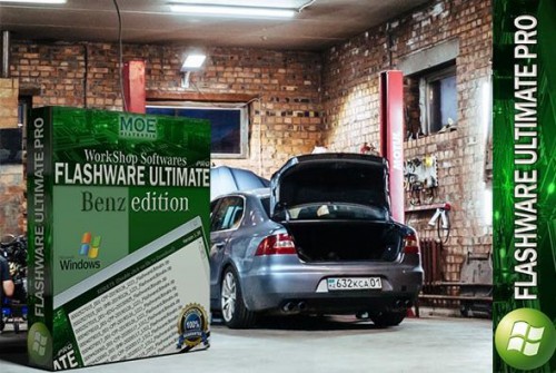 Flashware Ultimate Pro for all Mercedes Benz Workshops「ソフトウェアオンラインアクティブ、実際的発送しない」