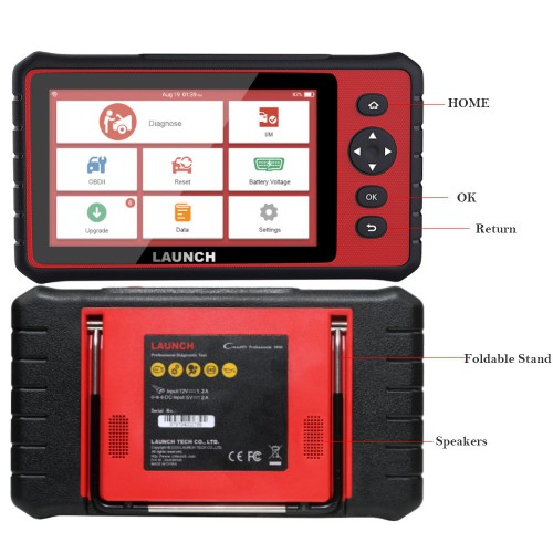 Launch X431 CRP909 OBD2 Car Diagnostic Scanner Professional OBD2 Scanner Airbag SAS TPMS IMMO Reset OBD Auto Code Reader