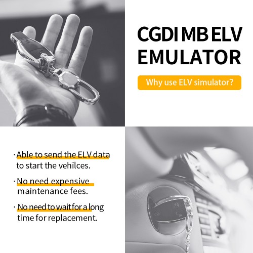CGDI ELV ESL Renew Emulator for Benz W204 W207 W212 Work with CGDI Prog MB Benz key programmer