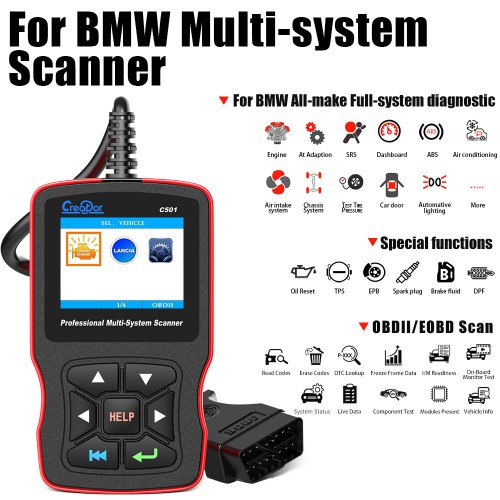 Creator C501 BMW & OBDII EOBD Multi-system Scanner
