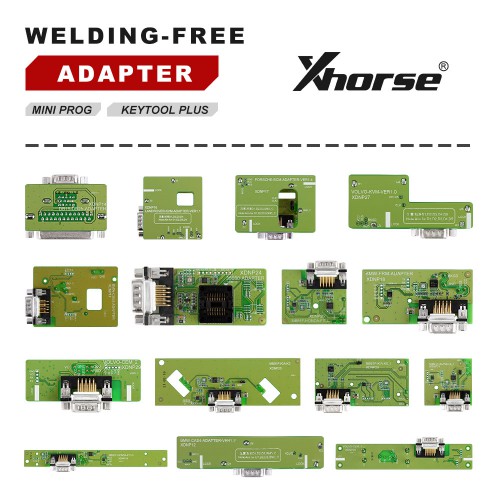 Xhorse VVDI Adapters & Cables Solder-free Full Set for Xhorse MINI PROG & KEY TOOL PLUS