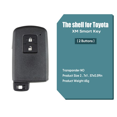 VVDI Toyota XM Smart Key Shell 5pcs/lot