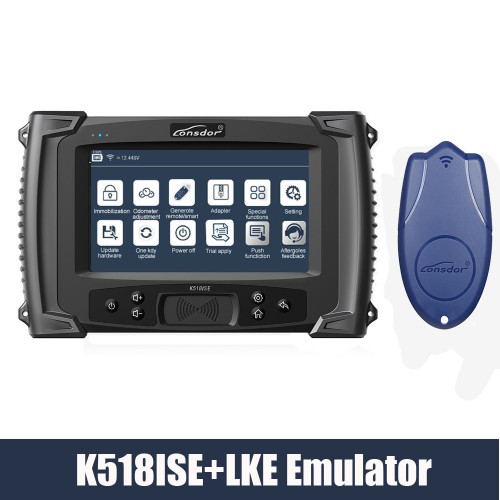 Lonsdor K518ISEキープログラマー ・BMW FEMキープログラミング+ Lonsdor LKE Smart Key Emulator(5 in 1)