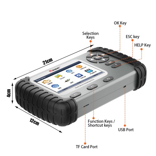 VIDENT iAuto708 Full System All Makes Scan Tool OBD2 Scanner OBDII Diagnostic Tool日本語対応