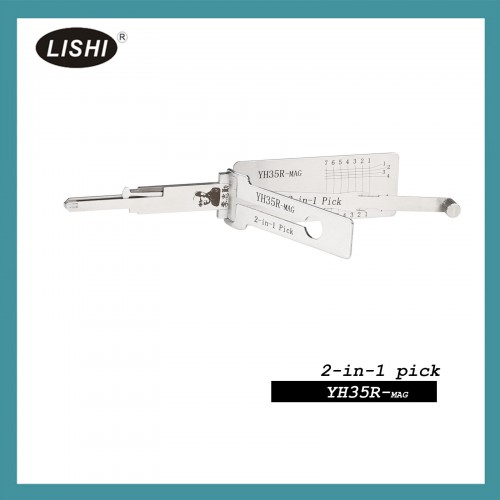 LISHI YH35R-MAG Flat Milling2-in-1 Tool for Yamaha Motorcycle Right Slot