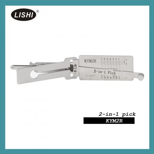 LISHI KYM2R Flat Milling 2-in-1 Tool for KYMCO Motorcycle Right Groove