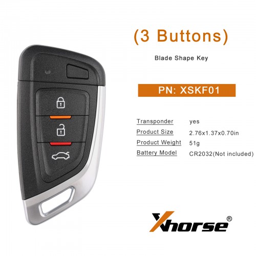 Xhorse Universal Smart Proximity Key Flip Type for VVDI2 VVDI Mini Key Tool 5pcs/lot