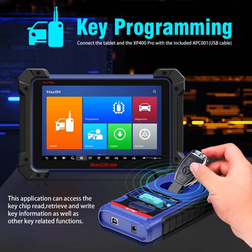 Autel MaxiIM IM608 Pro Kit Car Key Programming Tool with XP400 Pro IMMO Programmer  and J2534 ECU Reprogrammer 日本語化できます 2 Years Update