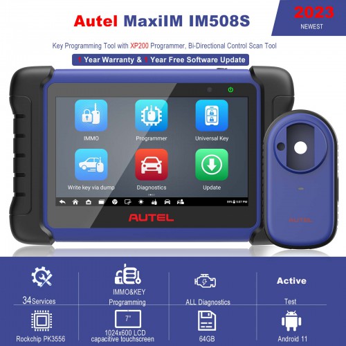 [新着] New Autel MaxiIM IM508S IM508 II Advanced IMMO and Key Programming Tool (No Area Restriction) with G-BOX3