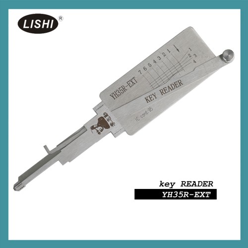 LISHI YH35R Direct Reading Flat Milling 2-in-1 Tool for Yamaha Motorcycle Direct Reading