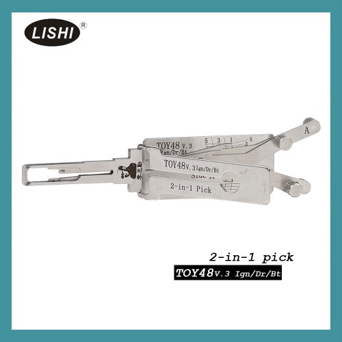 LISHI ピック開錠ツールLISHI TOY48 2-in-1 Auto Pick and Decoder for LEXUS and TOYOTA