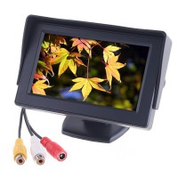4.3" TFT LCD Car Reverse RearView Color Monitor DVD VCR