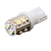 2 T10 168 194 Car White 10 LED SMD Light Bulb Lamp 12V
